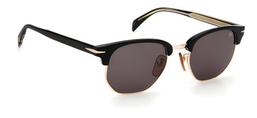 Men David Beckham Sunglasses: DB 1002/S - Black Gold(2) - SpecSMART Eye Clinic (Diagonal View)